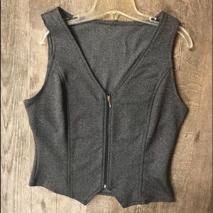 XS Vintage Zip Up Vest